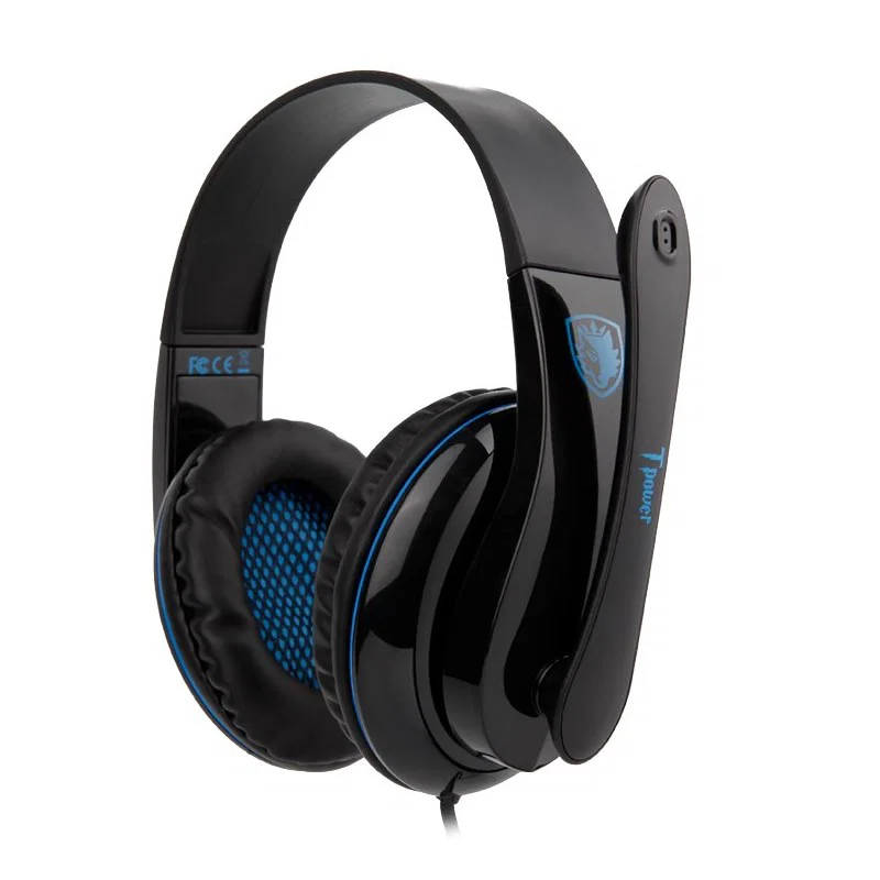 SADES Gaming headset Tpower, Blue