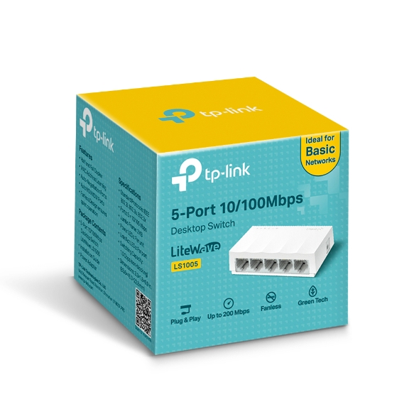 TP-LINK LS1005 5-Port 10/100Mbps Switch