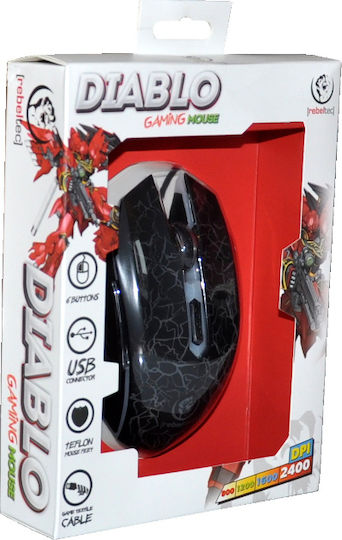 Gaming Mouse Diablo Μαύρο