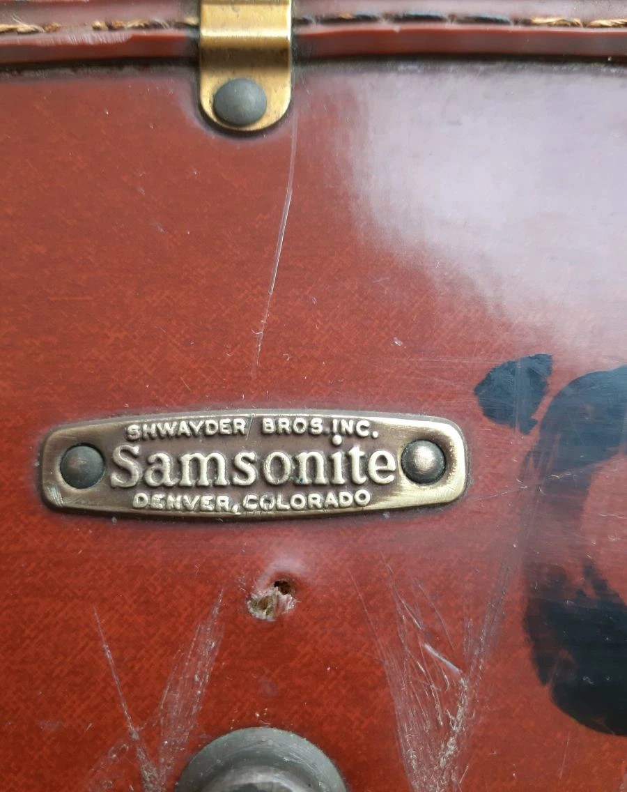 Βαλίτσα μπαούλο Samsonite μεταχειρισμένη, συλλεκτικό κομμάτι 1943