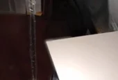Επιδαπέδιο φωτιστικό μέταλλο και γυαλί Μουράνο μοντέρνο με αλογόνου