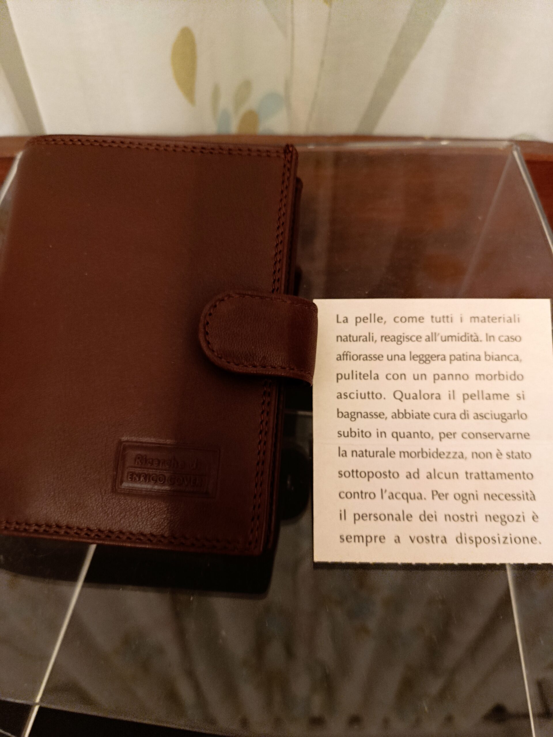 ΣΥΛΛΕΚΤΙΚΟ VINTAGE ΠΟΡΤΟΦΟΛΙ Enrico Coveri – 1920–1921 100% ΚΑΘΑΡΟ ΔΕΡΜΑ