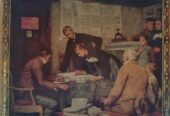 Vintage μεταλλικό κουτί – Συλλεκτικό κομμάτι από το Βέλγιο, δεκαετία 1950